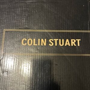 Colin Stuart brown stretchy over the Knee suede boot